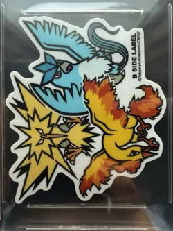 Pokemon CGC 10 GEM MINT Articuno/Zapdos/Moltres B Side Label 2023 Stickers JPN - Image 2