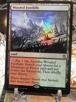 MTG | Wooded Foothills [Khans of Tarkir] ✨Foil✨ - Image 1