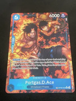 One Piece TCG PORTGAS.D.ACE OP08-052 - ENG ENGLISH - Image 2