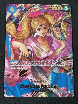 One Piece TCG CHARLOTTE PUDDING OP06-047 R SP - ENG ENGLISH PRB-02 - Image 1