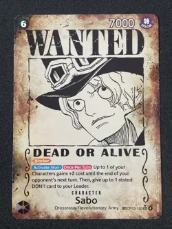 One Piece TCG SABO OP13-120 SEC SP - ENG ENGLISH WANTED - Image 1