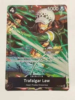 ONE PIECE TCG TRAFALGAR LAW Championship 2024 Promo P-038 - ENG ENGLISH - Image 1
