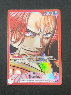 One Piece TCG SHANKS OP09-001 L - ENG ENGLISH - Image 1