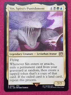 Magic The Gathering FINAL FANTASY SIN SPIRA'S PUNISHMENT card MTG - Image 1