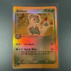 Pokemon Card - Breloom Ruby and Sapphire 16/109 Rare Reverse Holo - Image 1