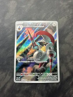 Pokemon Card Escavalier 138/086 Sv: Black Bolt Full Art - Image 1
