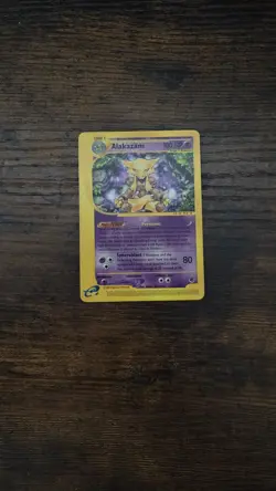 Alakazam 33/165 Non-Holo Rare Expedition E-Reader WOTC Pokemon Card - Image 1