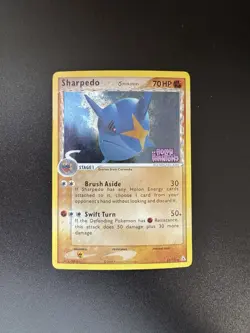 Pokemon TCG Sharpedo Holon Phantoms Card 53/110 Delta Species Holo Rare - Image 1