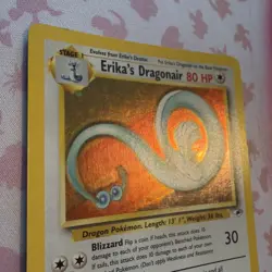 Pokemon Card TCG WOTC Erika's Dragonair Gym Heroes 4/132 Unlimited Holo LP/EXC - Image 3
