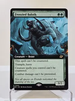 MTG Frenzied Baloth (Extended Art) Regular Edge of Eternities 342 - Image 1