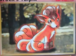 Brock's Vulpix - 73/132 - 1st Edition WOTC TCG—Gym Heroes Pokemon Card - Image 2