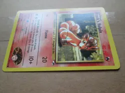 Brock's Vulpix - 73/132 - 1st Edition WOTC TCG—Gym Heroes Pokemon Card - Image 4
