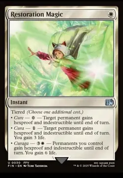 Restoration Magic - 0030 - Uncommon - Final Fantasy FIN MTG - Image 1