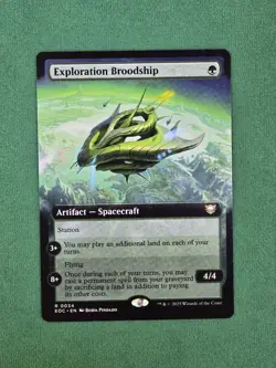 MTG Exploration Broodship (Extended Art) Regular Commander: Edge of Eternities - Image 3