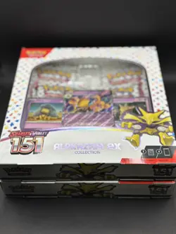 Factory Sealed Pokemon TCG Scarlet & Violet - 151 Alakazam ex Collection Box - Image 1