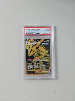 2022 Pokemon SWSH Silver Tempest Rayquaza VMAX FA Secret #TG29 PSA 10 - Image 1