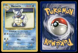 WARTORTLE 42/102 UNCOMMON BASE SET UNLIMITED POKEMON MP - Image 1