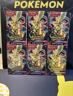 Pokemon Ascended Heroes Booster Bundle 🔥 x6 Sealed – Brand New - Image 1