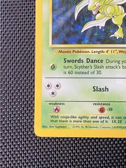 Pokemon Jungle Scyther 10/64 Holo Rare 2000s WOTC Base Set Vintage - Image 5