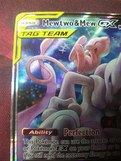 Pokemon TCG Mewtwo & Mew GX Tag Team Black Star Promo #SM191 HP Alternate Art - Image 5