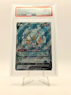 2023 POKEMON CROWN ZENITH GALARIAN GALLERY ZACIAN V GG48/GG70 PSA 10 - Image 1