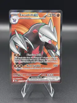 Pokemon Excadrill EX 160/086 Ultra Rare Sv: Black Bolt Holo 270HP - Image 1