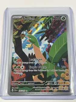 Tropius 195/193 - 2023 Pokemon Paldea Evolved Illustration Rare Full Holo Art IR - Image 1