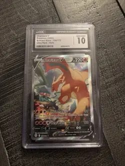 Charizard V 154/172 Brilliant Stars English CGC Graded 10 Pokemon TCG - Image 1