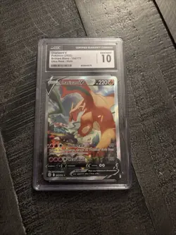 Charizard V 154/172 Brilliant Stars English CGC Graded 10 Pokemon TCG - Image 3