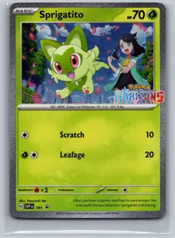 Sprigatito 191 Holo Promo Scarlet & Violet Promo Pokemon Near Mint - Image 1