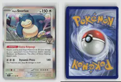 Hop's Snorlax #117/159 Sv09 Journey Together Holo Rare Pokemon TCG NM - Image 3