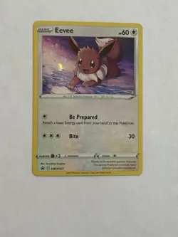 Pokemon TCG Eevee SWSH127 Sword & Shield Promo Holo Basic 60 HP 2021 - Image 2