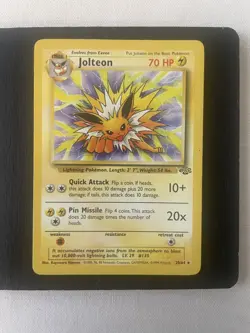 Jolteon 20/64 - HP - Jungle Pokemon TCG WOTC Vintage 1999 - Image 1