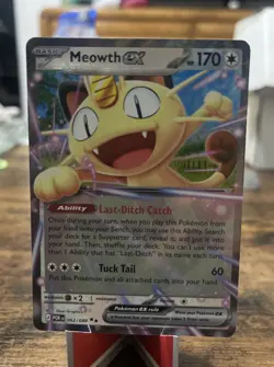 Pokemon TCG: Perfect Order Meowth Ex 062/088 NM - Image 1