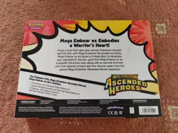 Pokemon TCG Ascended Heroes Mega Emboar Ex Box. Brand New & Sealed - Image 2