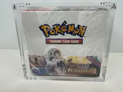 Pokemon Scarlet Violet Paldea Evolved Booster Box Factory Sealed W/Acrylic Case - Image 2
