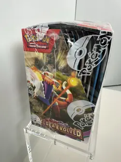 Pokemon Scarlet Violet Paldea Evolved Booster Box Factory Sealed W/Acrylic Case - Image 3