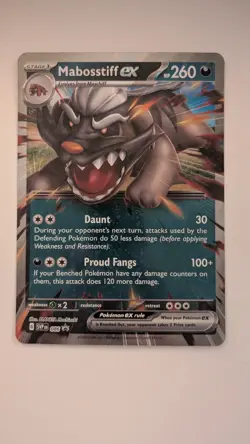 SVP086 Mabosstiff EX Promo Jumbo Pokemon - Image 1