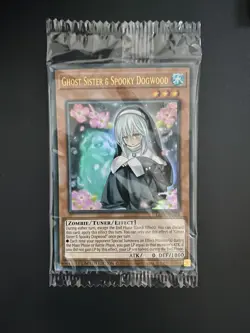 Yugioh Ghost Sister & Spooky Dogwood LART-EN024 Ultra Rare Limited Ed Sealed - Image 1