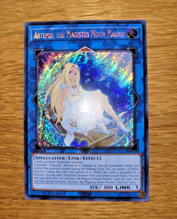 Yugioh Artemis the Magistus Moon Maiden RA01-EN049 Secret Rare English - Image 1