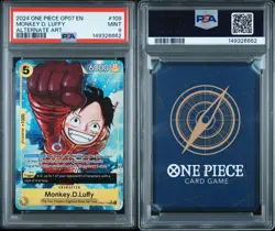 2024 ONE PIECE OP07-500 YEARS IN THE FUTURE #109 MONKEY D. LUFFY PSA 9** - Image 1