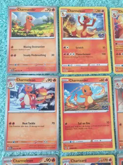 CHARMANDER, CHARMELEON, & CHARIZARD BUNDLE OF POKEMON CARDS - Image 2