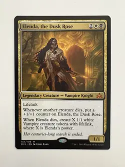Elenda the Dusk Rose MTG Magic the Gathering Card NM Near Mint RIX - Image 1