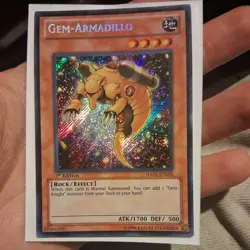 Lightly Played, English - 1 x MTG Gem-Armadillo - HA05-EN005 - Secret Rare - 1st - Image 1