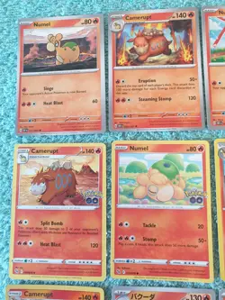 NUMEL & CAMERUPT BUNDLE OF POKEMON CARDS - Image 2
