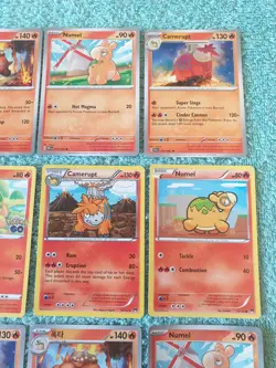 NUMEL & CAMERUPT BUNDLE OF POKEMON CARDS - Image 3