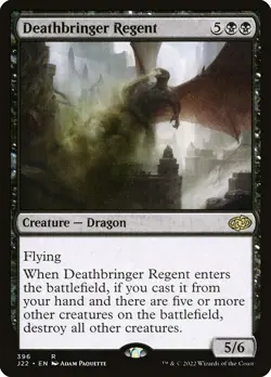 [MTG] Deathbringer Regent (396) (J22) NM - Image 1