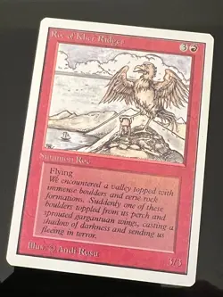 Magic the Gathering MTG Unlimited Roc of Kehr Ridges NM (Beta Bob) - Image 1