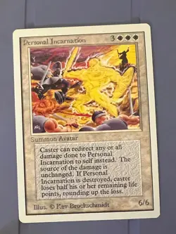 Magic the Gathering MTG Unlimited Personal Incarnation NM- (Beta Bob) - Image 1