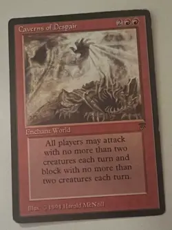 Magic the Gathering MTG Legends Caverns of Despair LP (Beta Bob) - Image 1